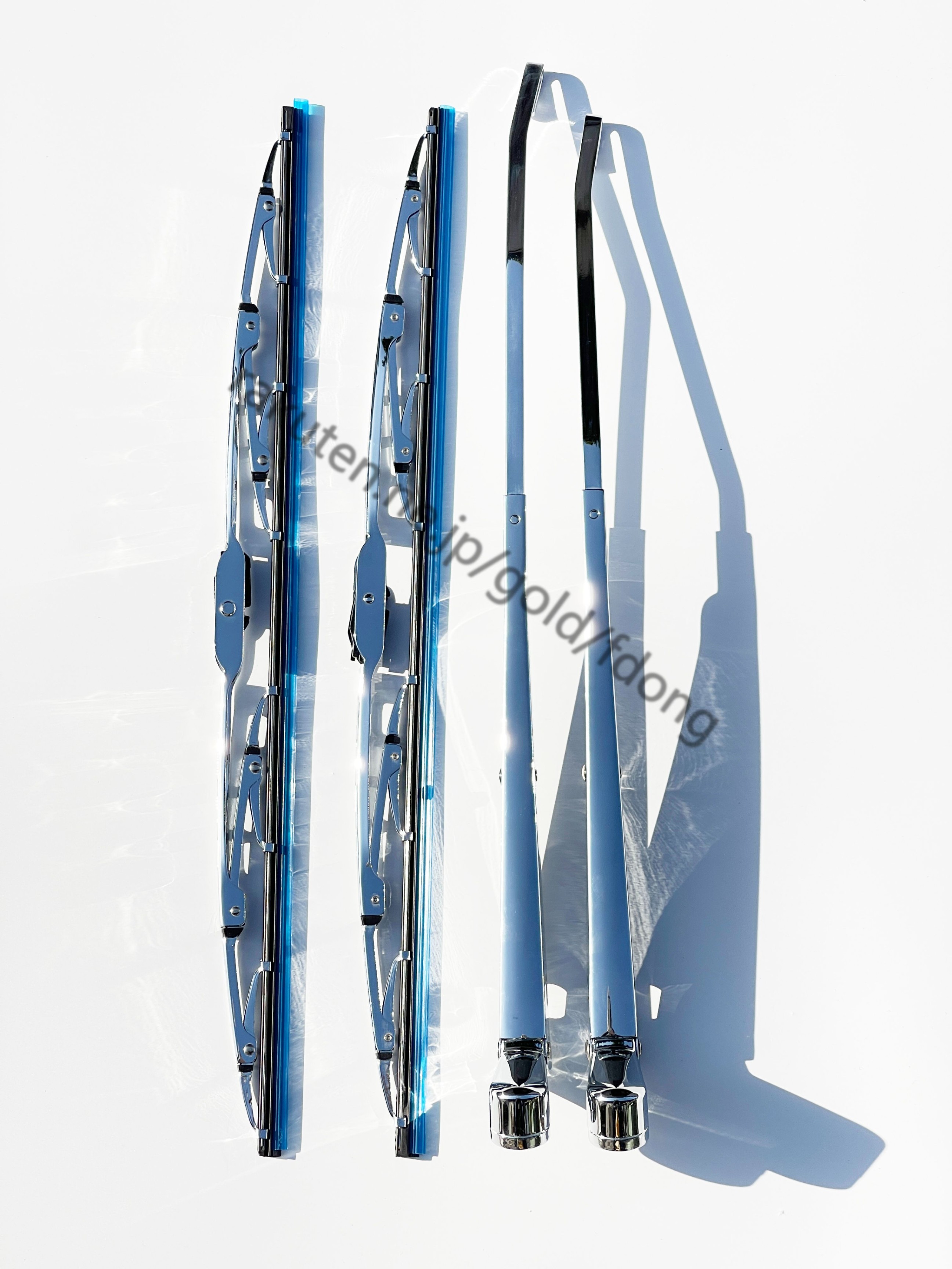 【送料無料!】いすゞ PMエルフ 07エルフ ローキャブ標準車 メッキ ワイパーアームセット