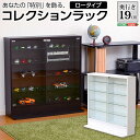 送料無料 コレクションラック【-Luke-ルーク】浅型ロータイプ【so】