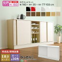 【楽天スーパーSALE最大1000円オフクーポン】送料無料 【引戸シリーズ】セミオーダーカウンター下収納ぴったりくん キャビネット 幅160cm×奥行35cm【...