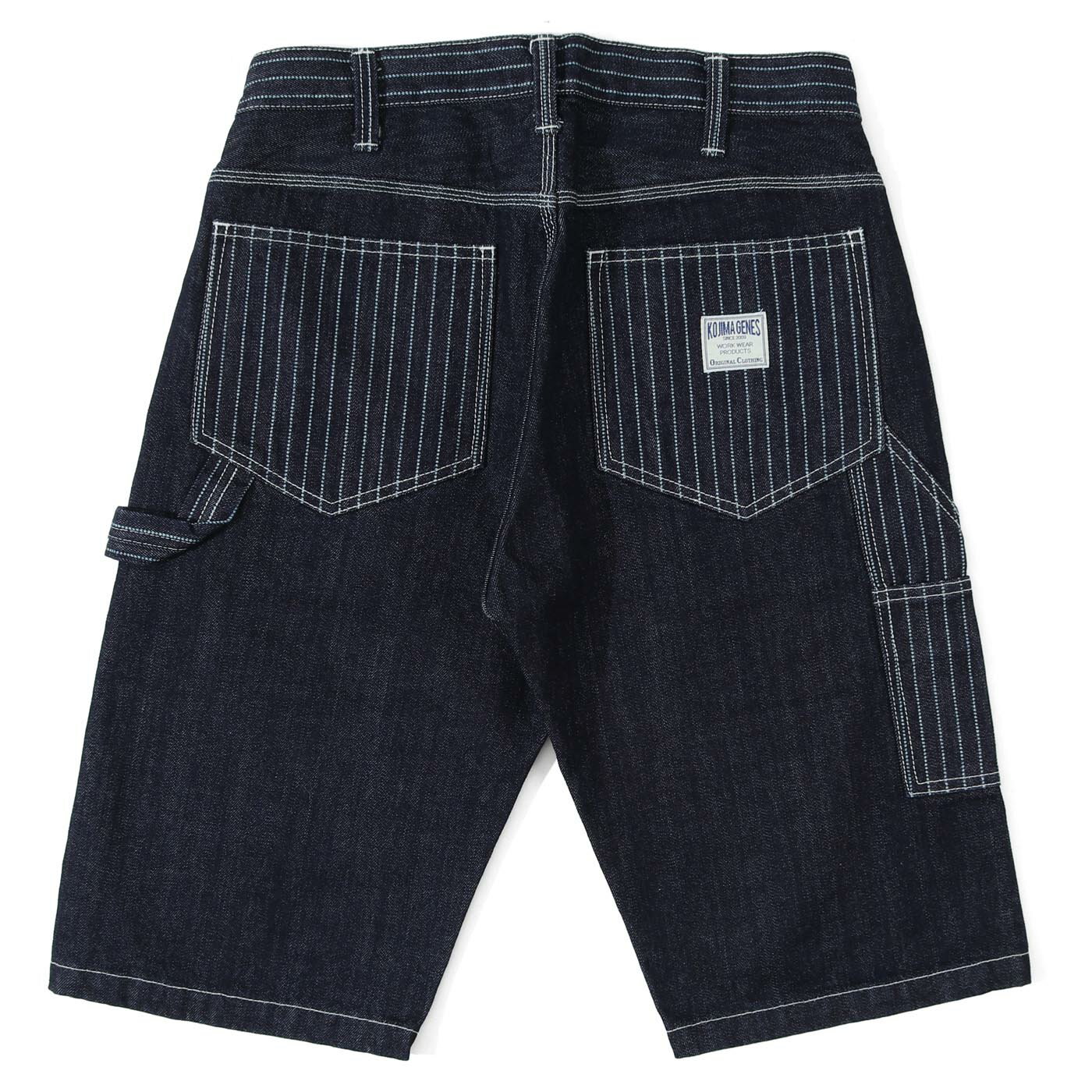児島ジーンズ ウォバッシュ切替 ペインターデニムパンツ 濃紺 日本製 38 児島ジーンズ KOJIMA GENES ペインターパンツ 13oz ウォバッシュ