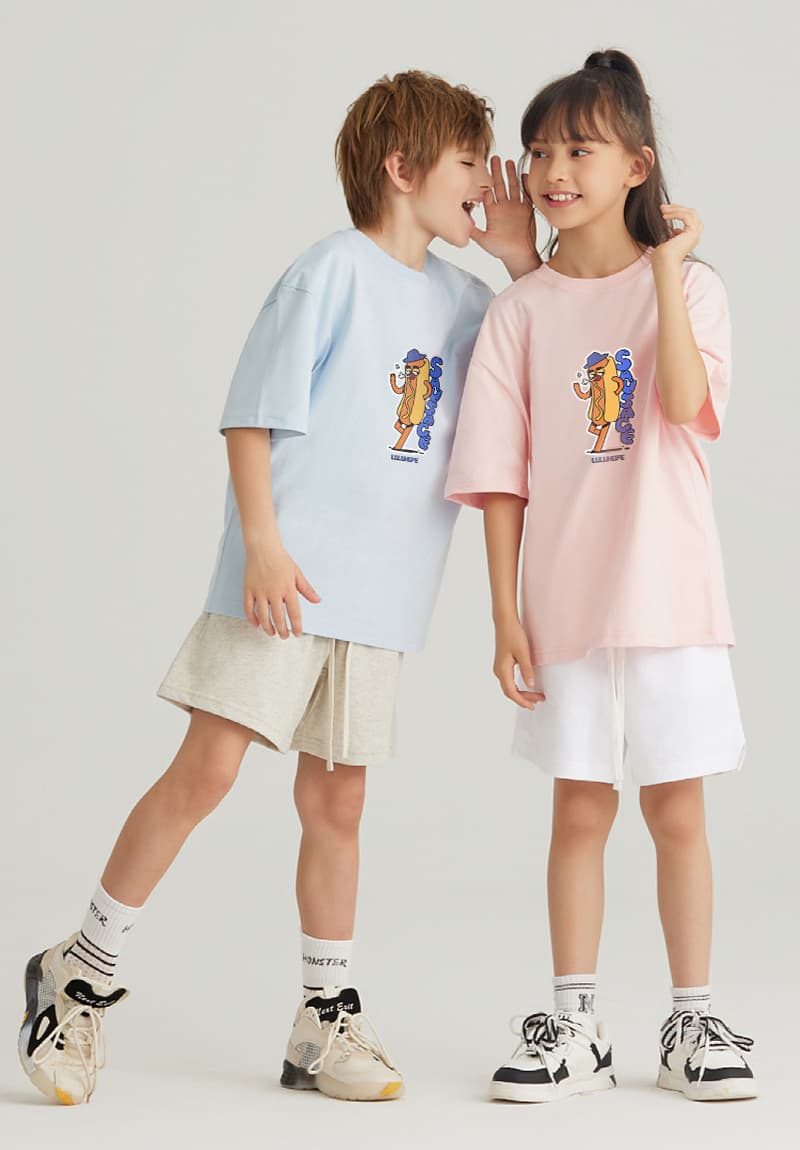 キッズ tシャツ 半袖 男の子 女の子 カットソー 半袖tシャツ ダンス 衣装 キッズダンス キッズダンス衣装 トップス ユニセックス 保育園 幼稚園 お着替え 夏服 シンプル ガールズ 可愛い 春服 夏服 着まわし 着回し ファッション シンプル 110 120 130 140 150 fearlesstrading-10021610 FearlessTrading楽天市場店 サンプル画像2