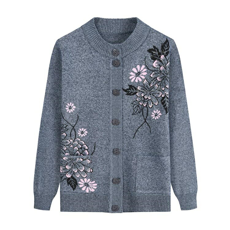 カーディガン レディース 60代 秋冬 婦人服 50代 あったか ニットカーディガン ミセス おばあちゃん 服 羽織物 前開き 誕生日 70代 高齢者 老人 女性 ハイミセス シニアファッション 祖母 アウター プレゼント 暖かい 防寒 ギフト fearlesstrading-10018242 FearlessTrading楽天市場店 サンプル画像3