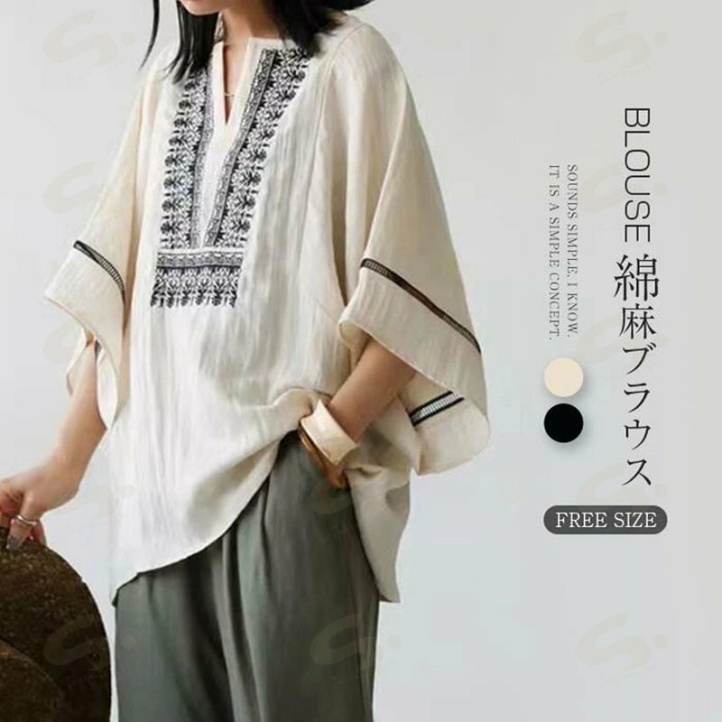 ブラウス レディース トップス 春夏 シャツ 半袖 春秋 レディースシャツ 羽織 綿麻 シャツブラウス ギャザー 快適 可愛い 白 普段着 カジュアル お出かけ 上品 着回し 柔らかい 着心地 ナチュラル シンプル 20代 30代 40代