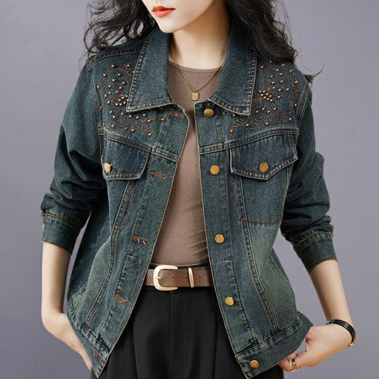 Rakuten - レディース Gジャン M~2XL 渋い色合いの使えるジャンバー