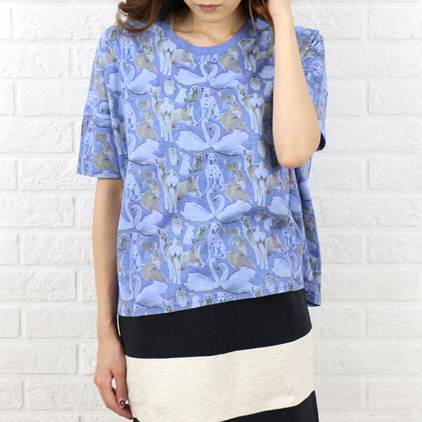 Rakuten - 【50%OFF】ポール＆ジョー シスター PAUL&JOE SISTER Tシャツ 半袖 カットソー プリント 柄 アニマル 動物 ゆったり かわいい カジュアル・3644197003-2021402(レディース)