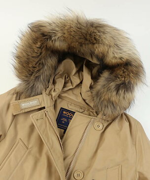 WOOLRICH(ウールリッチ)コットンナイロン ラクーンファー フーデッド ダウンコート W'S ARCTIC PARKA DF アークティックパーカ・WWCPS2479-4351802【レディース】【■■】