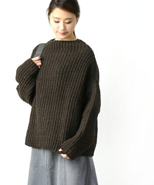 Kerry Woollen Mills(ケリーウーレンミルズ)ウール ボトルネック ワイド ニット プルオーバー HC Bottle Neck・KW19-11-2521902【レディース】【■■】