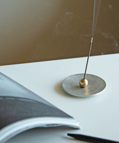 ノウサク 能作/NOUSAKU 錫 真鍮 香立て 香の器セット 丸 503010・INCENSESTAND-R-4702501(レディース)(1F-W) february-10082642 February サンプル画像3