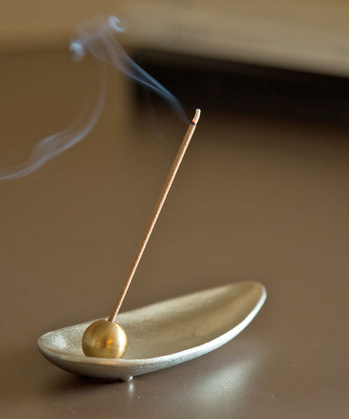 ノウサク 能作/NOUSAKU 錫 真鍮 香立て 香の器セット 笹 503030 503040・INCENSESTAND-B-4702501(レディース)(1F...