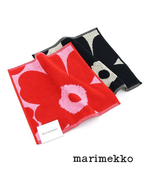 【5/16 1:59までポイント10倍】マリメッコ marimekko ウニッコ柄 タオルハンカチ ハンドタオル ミニタオル UNIKKO MINI TOWEL 30×30・52219471203-0062302(メール便可能商品)[M便 3/5](レディース)