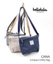 ハロルル hellolulu ミニショルダーバッグ サコッシュ ユーティリティバッグ CANA カナ・5075099-3752101(メンズ)(レディース)