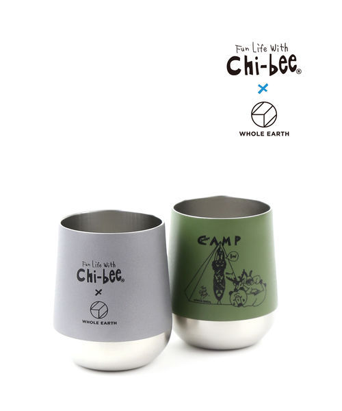 【ポイント10倍】ホールアース WHOLE EARTH ×Chi-bee チービー サーモラウンド タンブラー マグカップ good night camp グッドナイトキャンプ C×W タンブラー・WE2KFZ06-0122101(メンズ)(レディース)