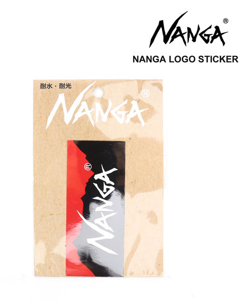 ナンガ NANGA ナンガ ロゴ ステッカー シール・LOGO-STICKER-4422301 メール便可能商品 [M便 1/5] メンズ レディース クーポン対象外 