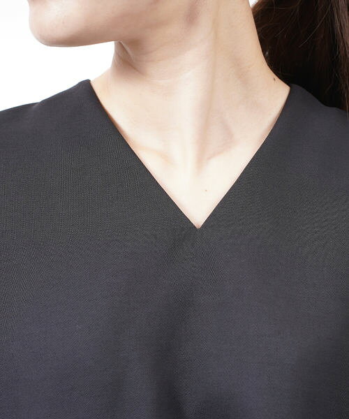 Februaryの【40%OFF】リムアーク RIM.ARK Vネック 半袖 プルオーバー カットソー Relax belted tops・460EAS30-0060-4202102(レディース)(2F)(last_1)｜アングル3