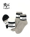 IL BISONTE(イルビゾンテ) ロゴ 靴下 ソックス・54212309580-0062102(レディース)(■■)