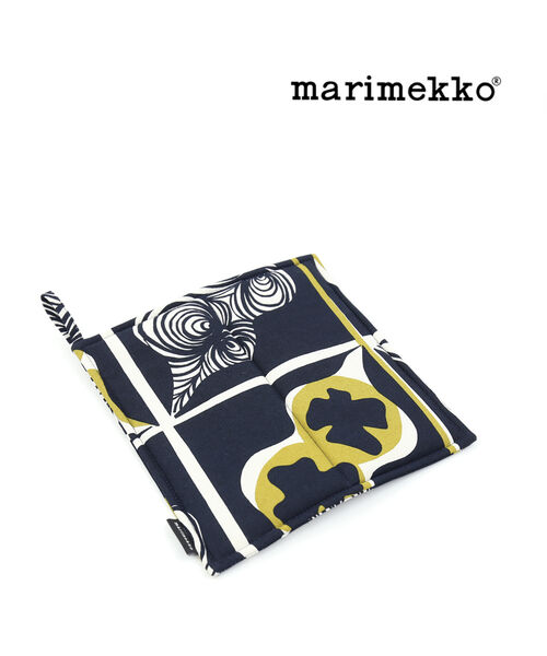 【30%OFF】マリメッコ marimekko コットン ルキンラパ柄 ポットホルダー 鍋敷き PIENI RUKINLAPA POT HOLDER・52229471966-0062202(メール便可)[M便 5/5](レディース)
