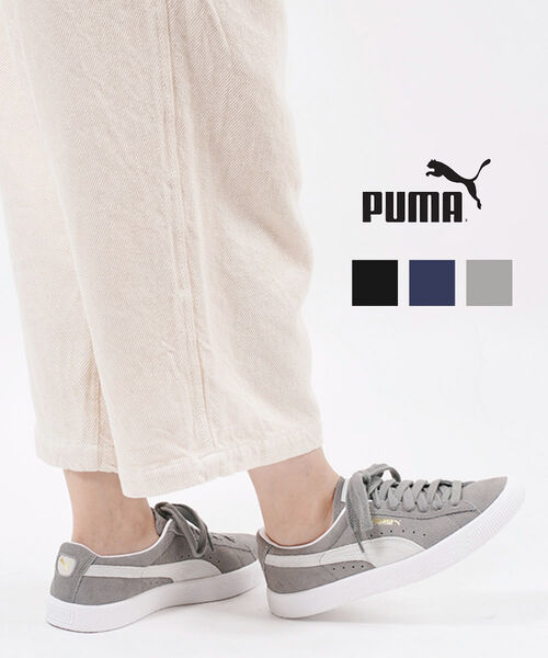 【5/16 1:59までポイント10倍】(D-1)(プーマ PUMA) スウェード ヴィンテージ スニーカー 靴 トレーニングシューズ・374921-0122202(メンズ)(レディース)