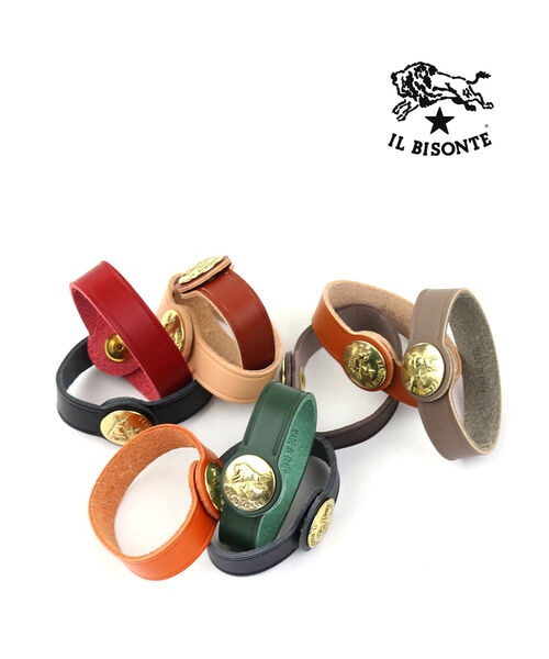イルビゾンテ 正規品 IL BISONTE レザー コンチョ ブレスレット バングル 売れ筋アイテム プレゼント ギフト レディース メンズ おしゃれ ・542...