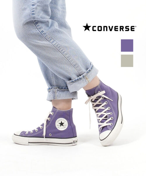 【D-3】CONVERSE(コンバース) チャックテイラー ハイカットスニーカー キャンバススニーカー 靴 ALL STAR NOKORIZOME HIオールスター ノコリゾメ HI・NOKORIZOME-HI-3242201【レディース】