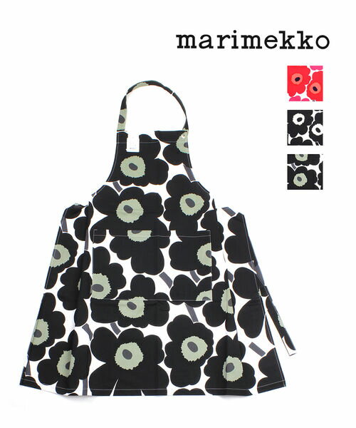 マリメッコ marimekko コットン ウニッコ柄 エプロン P.UNIKKO APRON・5263164161-0062301(メール便可能商品)[M便 5/5](レディース)