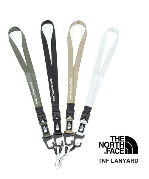 THE NORTH FACE(ザ ノースフェイス) カラビナ付き ネックストラップ TNFランヤード TNF Lanyard・NN32120-2532201(メール便可能商品)[M便 3/5](メンズ)(レディース)