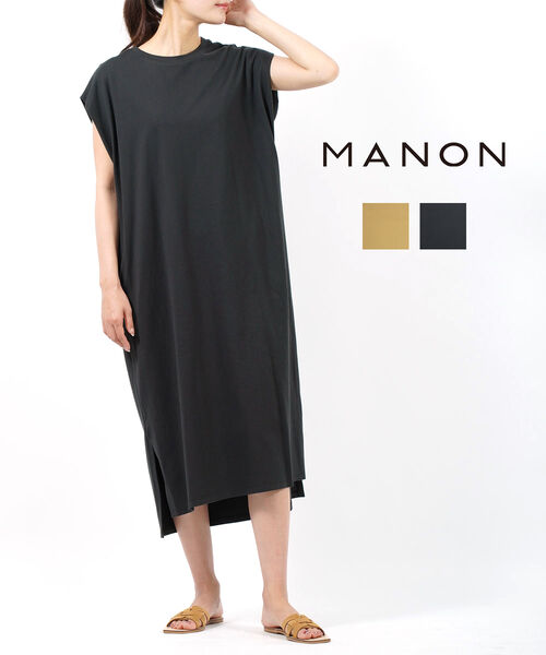 }m MANON Rbg C^bNt`X[u s[XTVc Os[X IN TUCK FRENCH SLEEVE TEE ONEPIECEEMNN-C-098-4902201(fB[X)