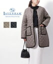 ラベンハム ラベンハム LAVENHAM コート キルティング ジャケット アウター ノーカラー シンプル ベーシック ロング 秋冬 大人 おとな 軽量 英国 定番・LV6114-3872302(レディース)