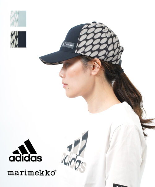 【5/20限定ポイント10倍】アディダス adidas ×marimekko マリメッコ AEROREADY ベースボールキャップ 帽子 EVJ42-0122301(レディース)(クーポン対象外)