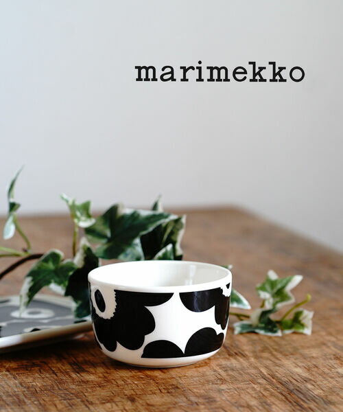 マリメッコ 【5/20限定ポイント10倍】マリメッコ marimekko ボウル 小鉢 シリアルボウル 食器 陶器 UNIKKO BOWL 北欧 正規品 ウニッコ Unikko ブラック ギフト 贈り物 プレゼント 容量250ml・52219471066-0062301(レディース)(1F-W)(クーポン対象外)