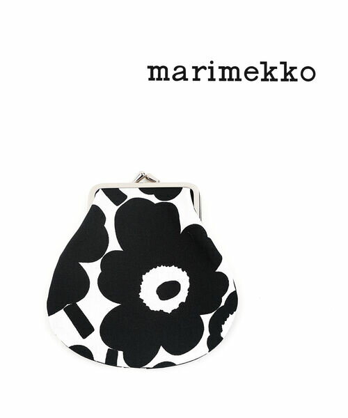 Rakuten - 【20%OFF】マリメッコ marimekko ポーチ がま口 ウニッコ 小物入れ 薄型 小さめ 北欧 フィンランド コットン100% 可愛い プレゼント・52229291495-0062601(メール便可)[M便 1/5](レディース)