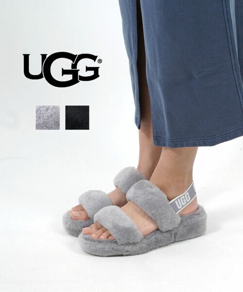【ポイント10倍】アグ UGG シープスキン バックストラップ ファーサンダル オーイヤー OH YEAH・1107953-2542101(レディース)(A-2)のサムネイル