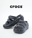 【20%OFF】クロックス crocs サンダル メガ クラッシュ 厚底 スライドサンダル ストラップ シューズ 靴 ブラック 黒 カジュアル・209842-0...