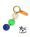 【クーポン対象外】イルビゾンテ IL BISONTE キーホルダー キーリング 正規品 レザー 皮 牛革 本革 イタリア製 おしゃれ かわいい ギフト プレゼン...
