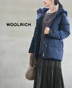 【9/15限定ポイント10倍】ウールリッチ WOOLRICH ダウン ジャケット ダウンジャケット コート ミドル丈 フード付き 暖かい 保温性 スタンドカラー 上品・WWOU1039-4352402(レディース)