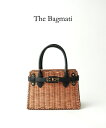 【4/30と5/1はポイント11倍&11%クーポン】バグマティ The Bagmati かごバッグ 小さめ 浴衣 バッグ ハンドバッグ ラタン ウィッカー 牛革 スクエア 春 夏 おしゃれ かわいい カジュアル・BBK23-AW06-0242401(レディース)(4)