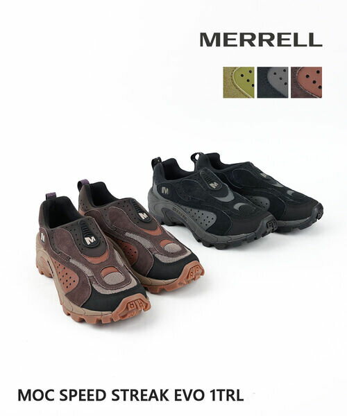 【20%OFF】【2025年秋冬新作】メレル MERRELL スニーカー モック スピード ストリーク エボ ユニセックス ローカット アウトドア ハイキング・MOC-SP-ST-E-2532502(メンズ)(レディース)(Z)