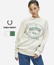 【ポイント2倍】【2025年秋冬新作】フレッドペリー FRED PERRY スウェット トレーナー プルオーバー ロゴ 長袖 ゆったり 裏毛 ユニセックス・M1...