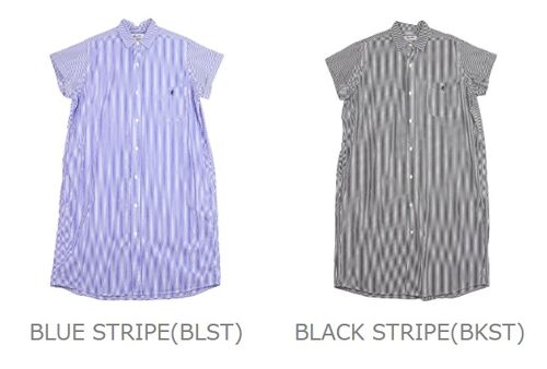 【30%OFF】ジムフレックス Gymphlex ワンピース シャツワンピース 半袖 シャツ ストライプ 定番 コットン 綿 ゆったり カジュアル かわいい・GY-B0243MGS-0322501(レディース)(JP) february-10091359 February サンプル画像2