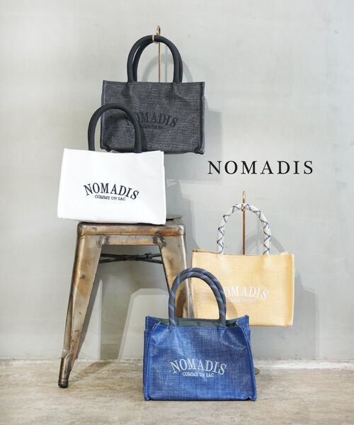 Rakuten - 【30%OFF】ノマディス NOMADIS トートバッグ バッグ ハンドバッグ スクエア 手持ち 小さめ メッシュ ロゴ シンプル おしゃれ・25SS-N183-4872501(レディース)