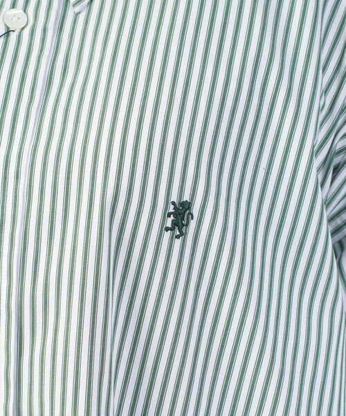 【20%OFF】【2025年春夏新作】ジムフレックス Gymphlex 長袖 ワンピース シャツワンピース シャツ ワンピ ロングシャツ 羽織り ゆったり 体型カバー ストライプ 綿 大人・GY-G0098MTS-0322501(レディース)(JP)