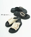 【20%OFF】【2025年春夏新作】モヒ MOHI サンダル 厚底 バックル ベルト レザー シューズ 靴 カジュアル おしゃれ・GU1-1902466G-M...