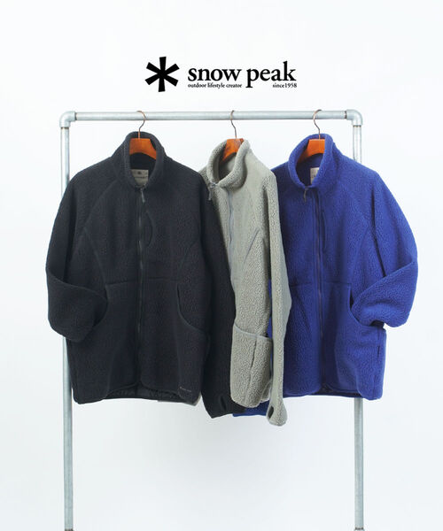 Rakuten - 【5/30〜6/1限定ポイント10倍】スノーピーク Snow Peak フリース ジャケット ボアジャケット アウター ユニセックス アウトドア キャンプ・SW-24AU005-4622402(メンズ)(レディース)