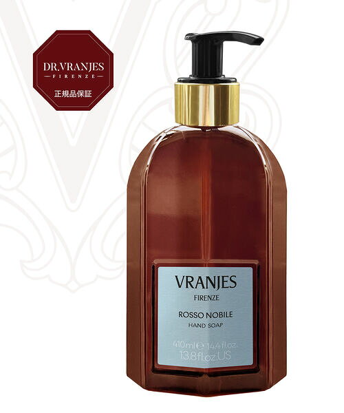 【2026年春夏新作】ドットール ヴラニエス DR. VRANJES ハンドソープ 石けん 液体石鹸 正規品 410ml ロッソノービレ チプレッソ エ ローズマリーノ ヴァルベーナ ギフト プレゼント HAND-SP-4512601(レディース)(sg)
