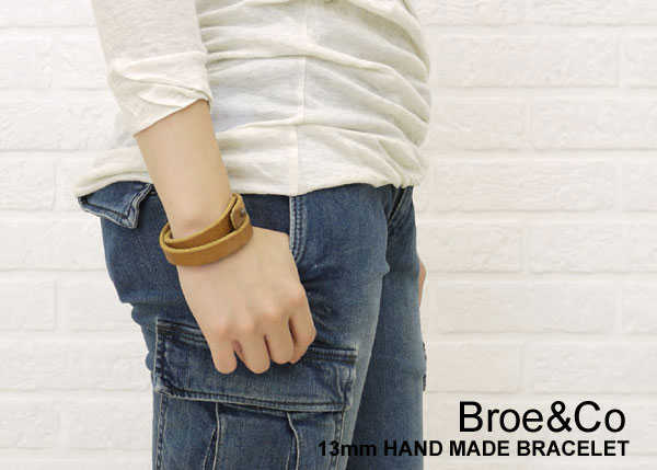 ブロー&コー Broe&Co 13mm HAND MADE BRACELET(STONE WASH) outlet ・NBC1012S-0341102(レディース)(RCP)小物)(last_1)