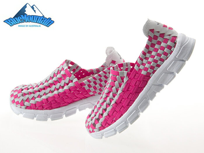 ブルーマウンテン BLUE MOUNTAIN WOVEN MULTI ウーブン マルチ キッズサイズ PINK/GRAY #BM-K-021