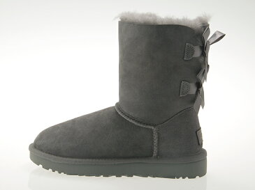 アグ UGG AUSTRALIA WOMENS BAILEY BOW II ウィメンズ ベイリー ボウ 2 レディース ムートン ブーツ シープスキン GREY グレー #1016225-grey