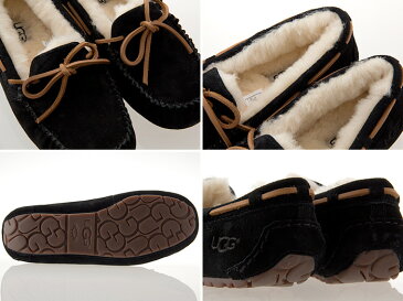 アグ UGG AUSTRALIA WOMNES DAKOTA ウィメンズ ダコタ モカシン レディース ムートン シープスキン ブラック BLACK #5612-blk