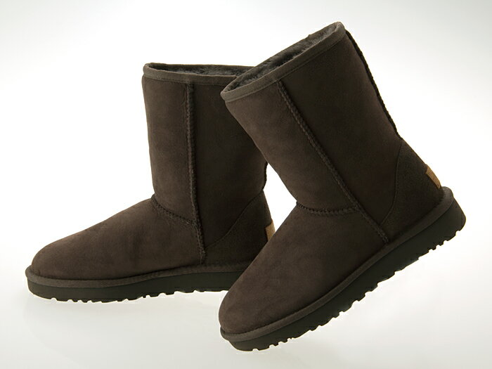 アグ UGG AUSTRALIA WOMENS CLASSIC SHORT II BOOTS ウィメンズ クラシック ショート 2 ブーツ レディース ムートンブーツ シープスキン CHOCOLATE チョコレート #1016223-cho