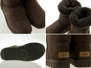 アグ UGG AUSTRALIA WOMENS CLASSIC SHORT II BOOTS ウィメンズ クラシック ショート 2 ブーツ レディース ムートンブーツ シープスキン CHOCOLATE チョコレート #1016223-cho