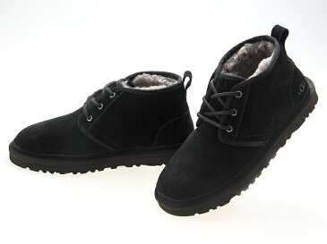 アグ UGG AUSTRALIA MENS NEUMEL SUEDE CHUKKA BOOTS メンズ ニューメル スエード チャッカ ムートン ブーツ BLACK ブラック 黒 #3236-blk